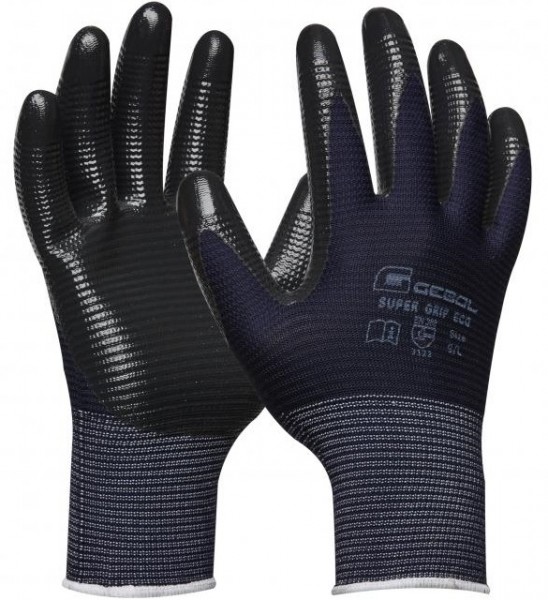 Gebol Super Grip Eco protective gloves with nitrile coating
