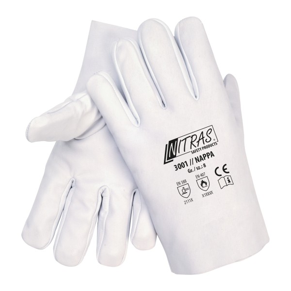 Nitras 3001-3004 Full nappa leather gloves with layer