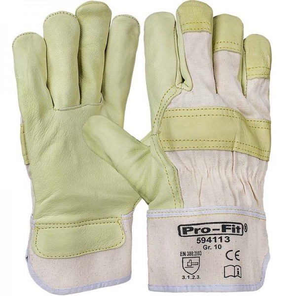 Pro-Fit 592113 88PAWA Pigskin full leather gloves