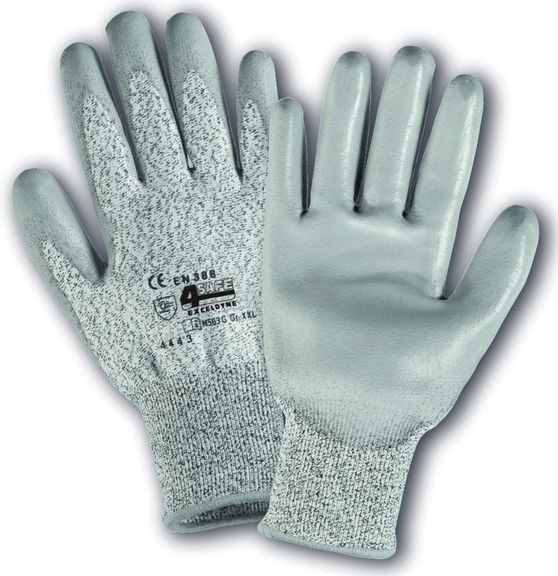 4Safe H503G Exceldyne cut resistant gloves grey