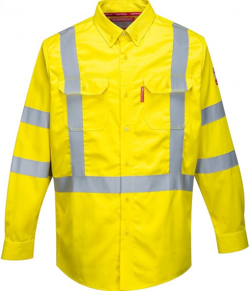 Portwest FR95 Bizflame 88/12 flame retardant high visibility shirt