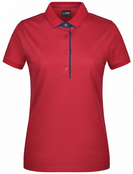 James & Nicholson JN725 Ladies Polo Single Stripe in 10 Colours