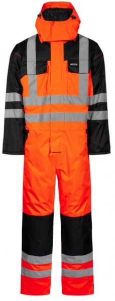 Lyngsøe LR5033 high visibility winter overall with quilted lining