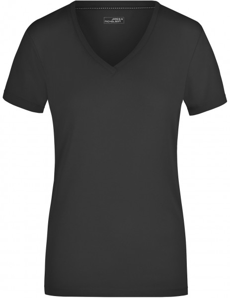 James & Nicholson JN928 Ladies Stretch V-T-Shirt in 9 Colors