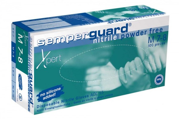 Semperguard 0445 Nitrile Xpert disposable gloves blue