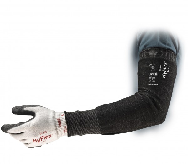 Ansell HyFlex 11-250 Wide Level B cut-resistant arm protectors