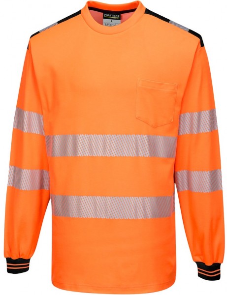 Portwest T185 PW3 Hi-Vis T-Shirt long sleeve
