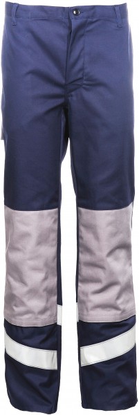 Asatex MU1HO23MK Proban Multinorm waistband trousers blue-grey