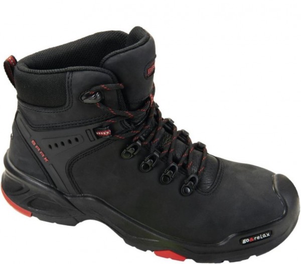 Baak 6640 Brooklyn lace-up boot S3 SRC HRO black-red