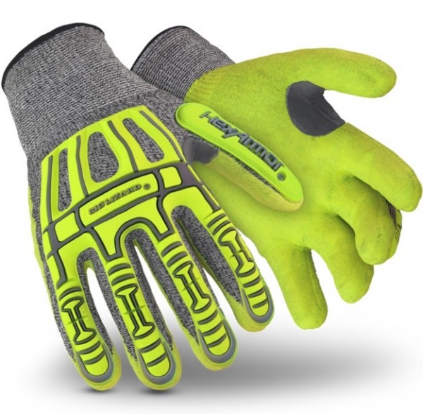 HexArmor Rig Lizard Thin Lizzie 2090X impact cut protection gloves Level E