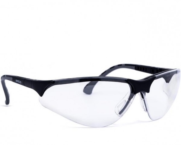 Infield Terminator Welding 9380006 Temple glasses black clear