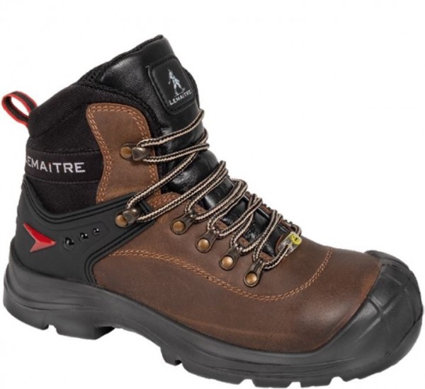 Lemaitre SLOG BROWN S3 ESD SRC 8057 laced boot (width L)