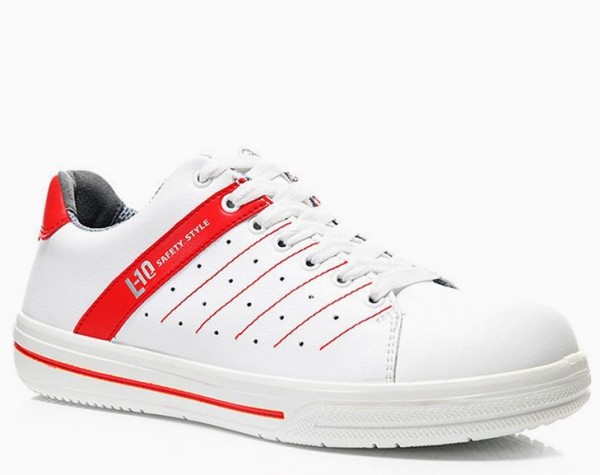Elten Norris white-red low 972220 Low shoes ESD O1 SRC