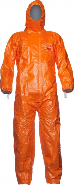 DuPontTychem -F CHA5 Protective overall Cat. III Type 3B + 4B + 5B + 6B orange